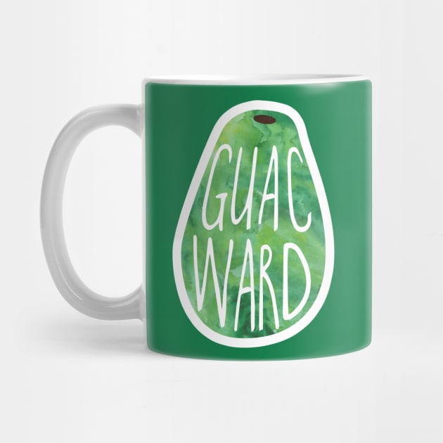 GUACward - funny avocado pun by Shana Russell